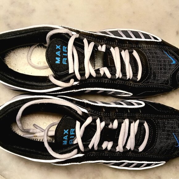 90s Throwback! Nike Air Max Tailwind 4 Black/Blue/Purple Women's Runner - Picture 2 of 4